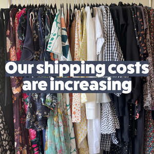 Our shipping costs are increasing on 1 September