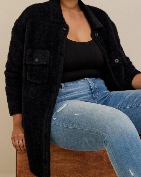 Torrid fluffy shacket