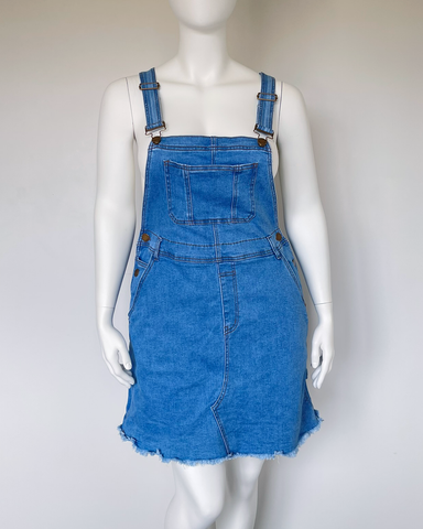 City Chic denim overall dress