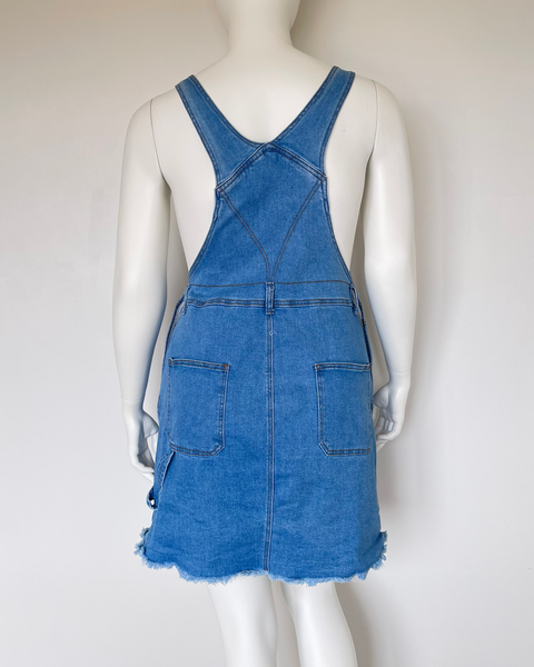 City Chic denim overall dress