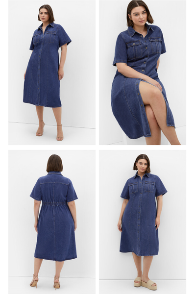 City Chic Jade denim dress