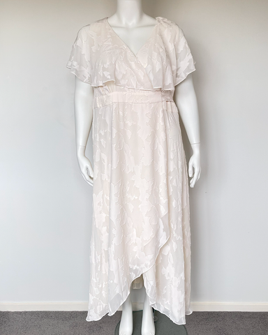 Forever New Nova Curve Cape wrap dress