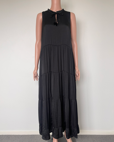 NEW Haven Barbados tiered maxi dress