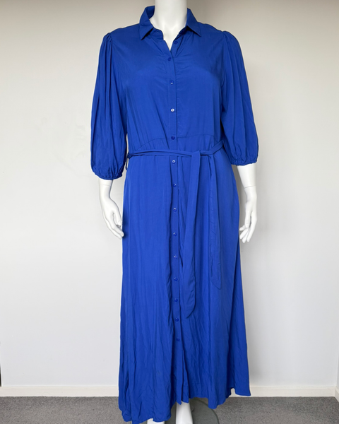 NEW New U Collection Trinity Cobalt tie dress