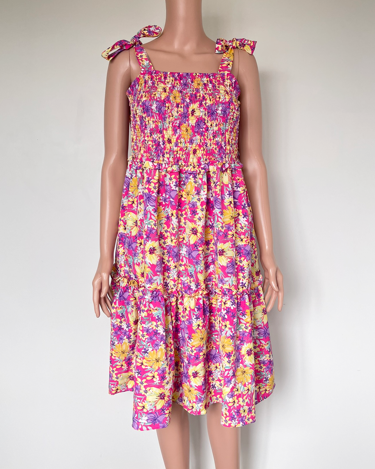 Ruby + Rain floral tiered dress
