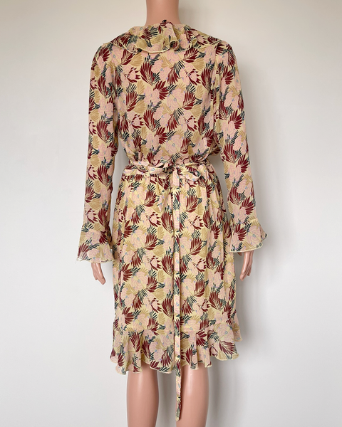 Scotch & Soda ruffle wrap dress