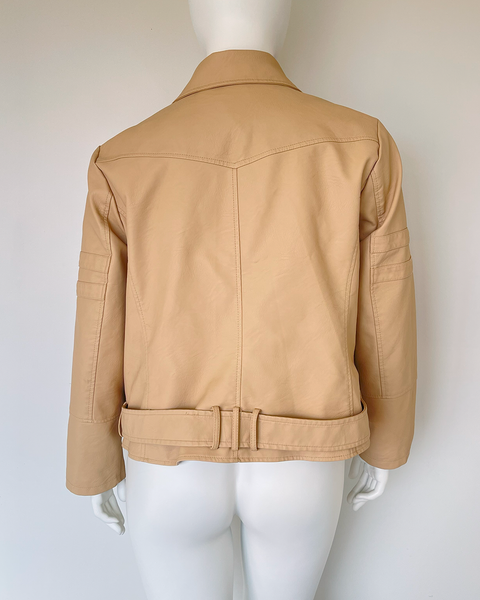 Baccini faux leather jacket