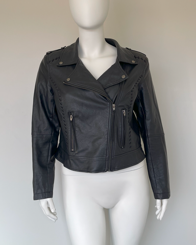 City Chic faux leather jacket