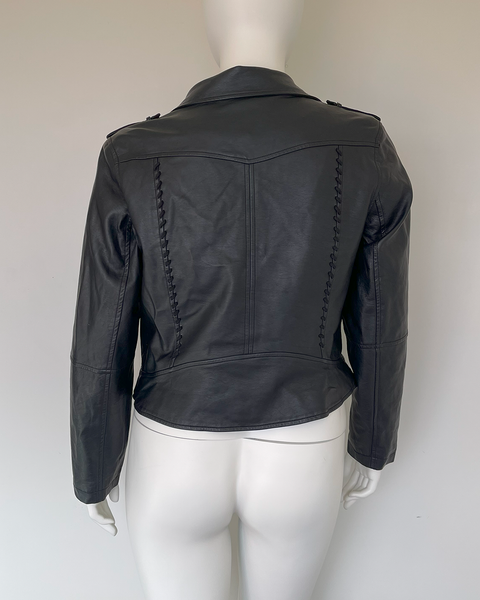 City Chic faux leather jacket