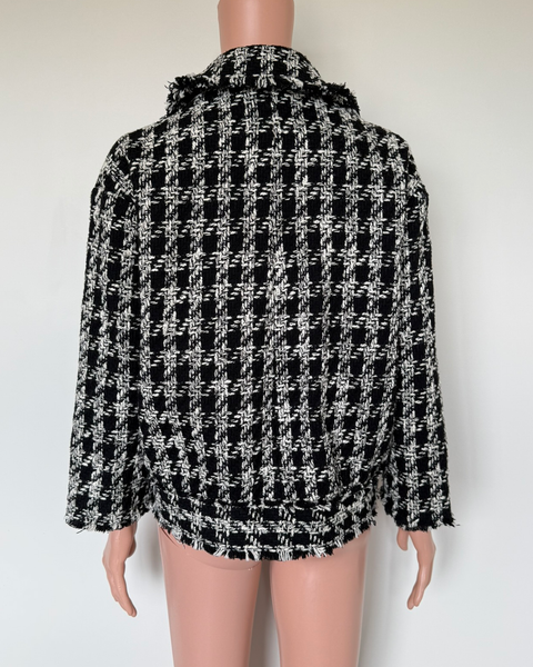 H&M houndstooth jacket