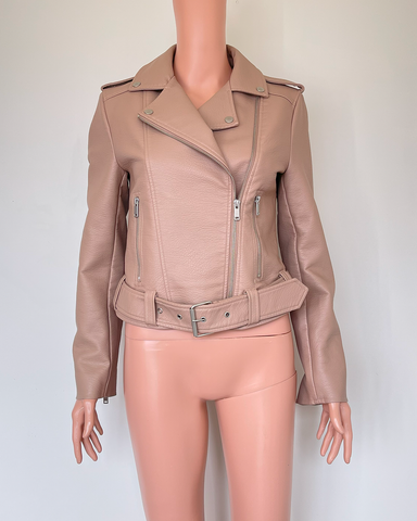 Max faux leather jacket