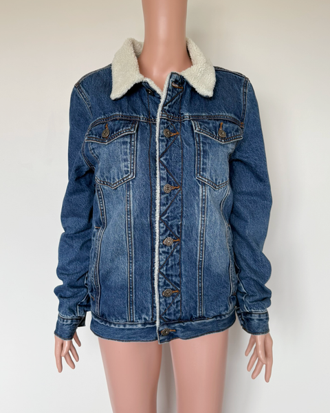 Park sherpa denim jacket