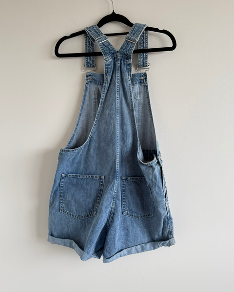 Gap short denim overalls