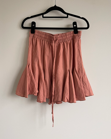 Among the Brave linen skirt