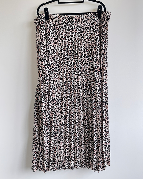 City Chic animal print skirt