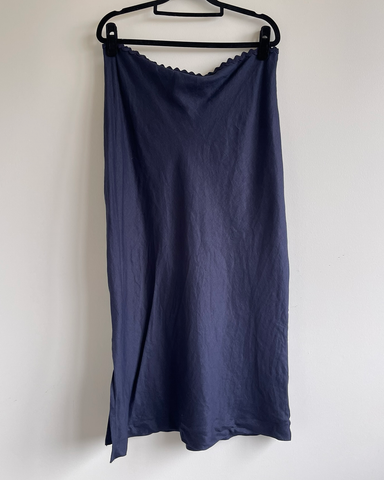 Liam linen bias cut midi skirt