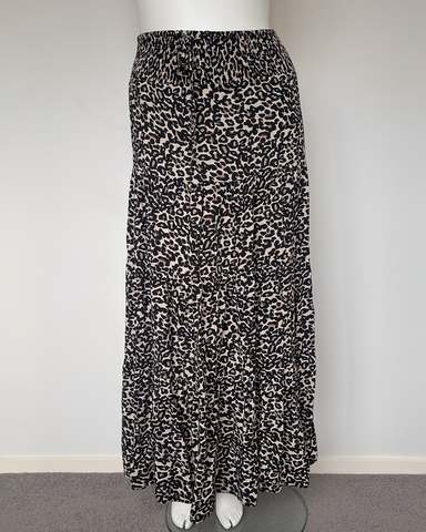 New U Collection animal print skirt