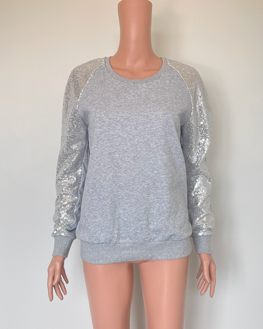 Alaska Frankie sweater in grey/silver