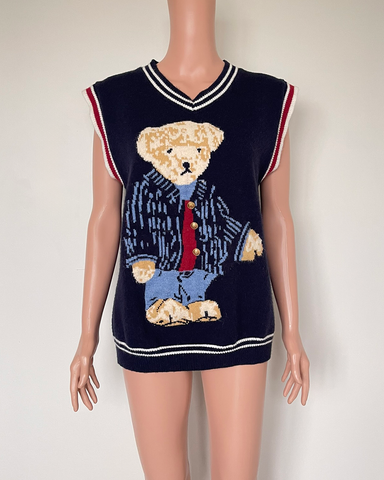 Cider Bearly Made It sweater vest