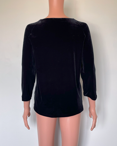 DKNY vintage velvet top