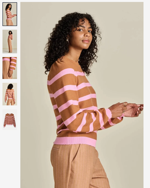 POM Amsterdam Striped Sugar top
