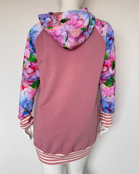 The Crafty Cat floral hoodie