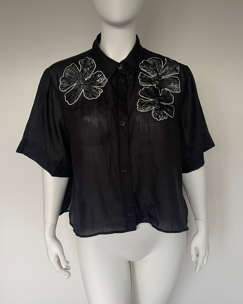 Witchery Lace Insert shirt