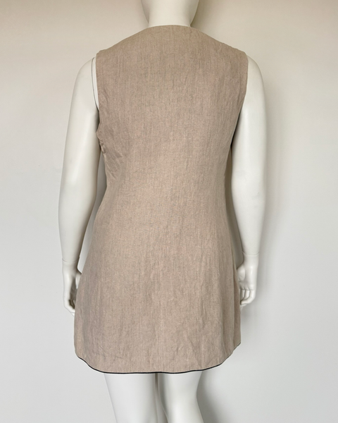 Witchery Contrast Piped Dress/Vest
