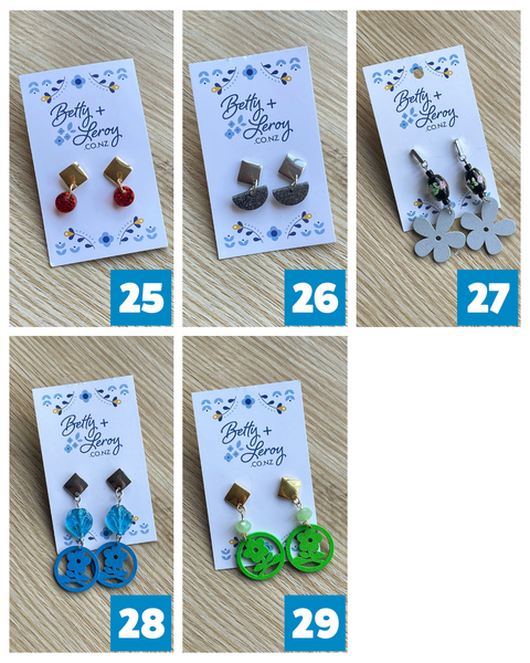Handmade earrings - 2 for $15